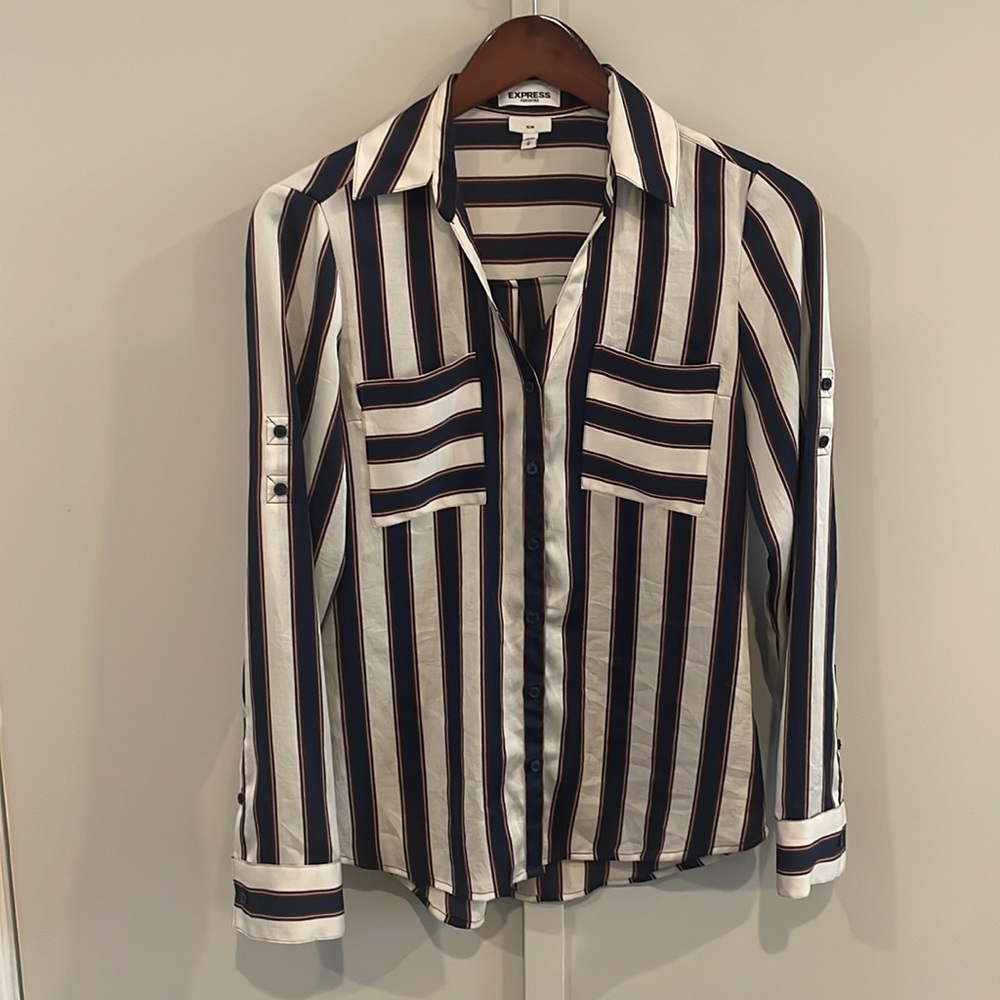 Striped Express Portofino Button Down